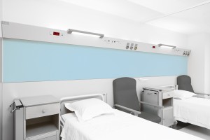 Eclairage de chambre d'hôpital - Bandeau tête de lit MEDISSIMA